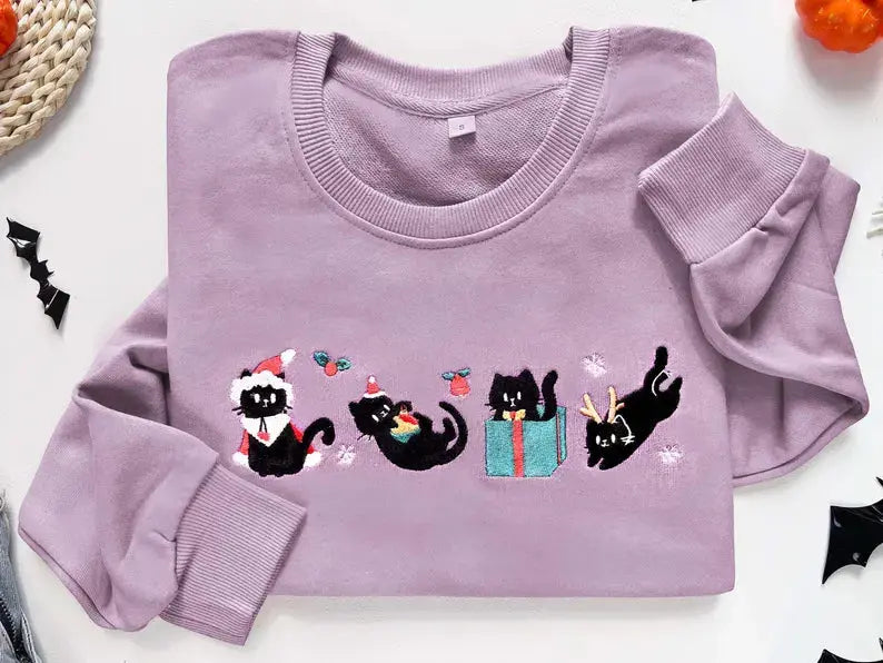 cats for Christmas Crewneck/Hoodie