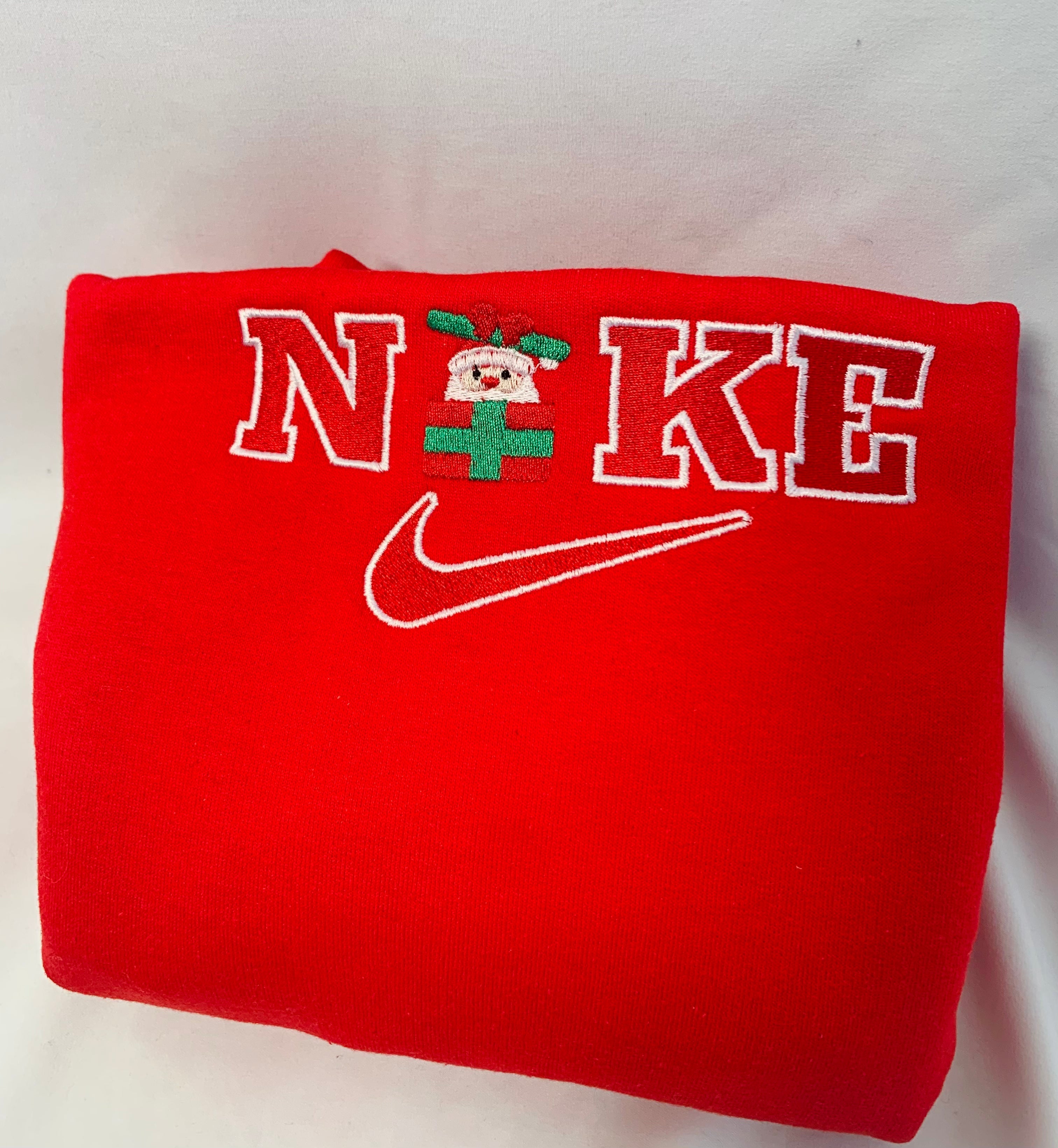 Santa Embroidered Sweatshirt