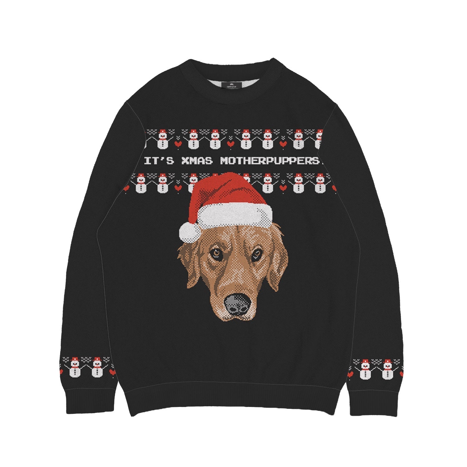 It's Christmas Motherpupper Sweater - Custom Christmas Knitwear