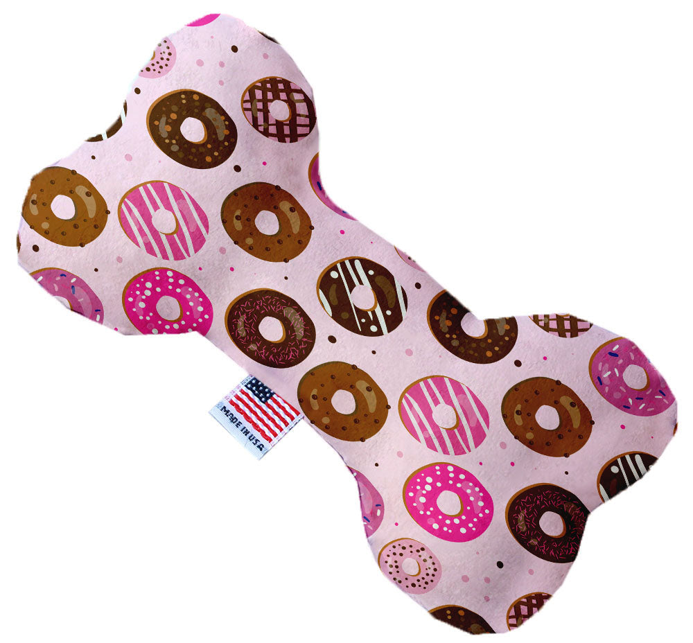 Mirage Pet Pink Donuts 8 in. Stuffing Free Bone Dog Toy