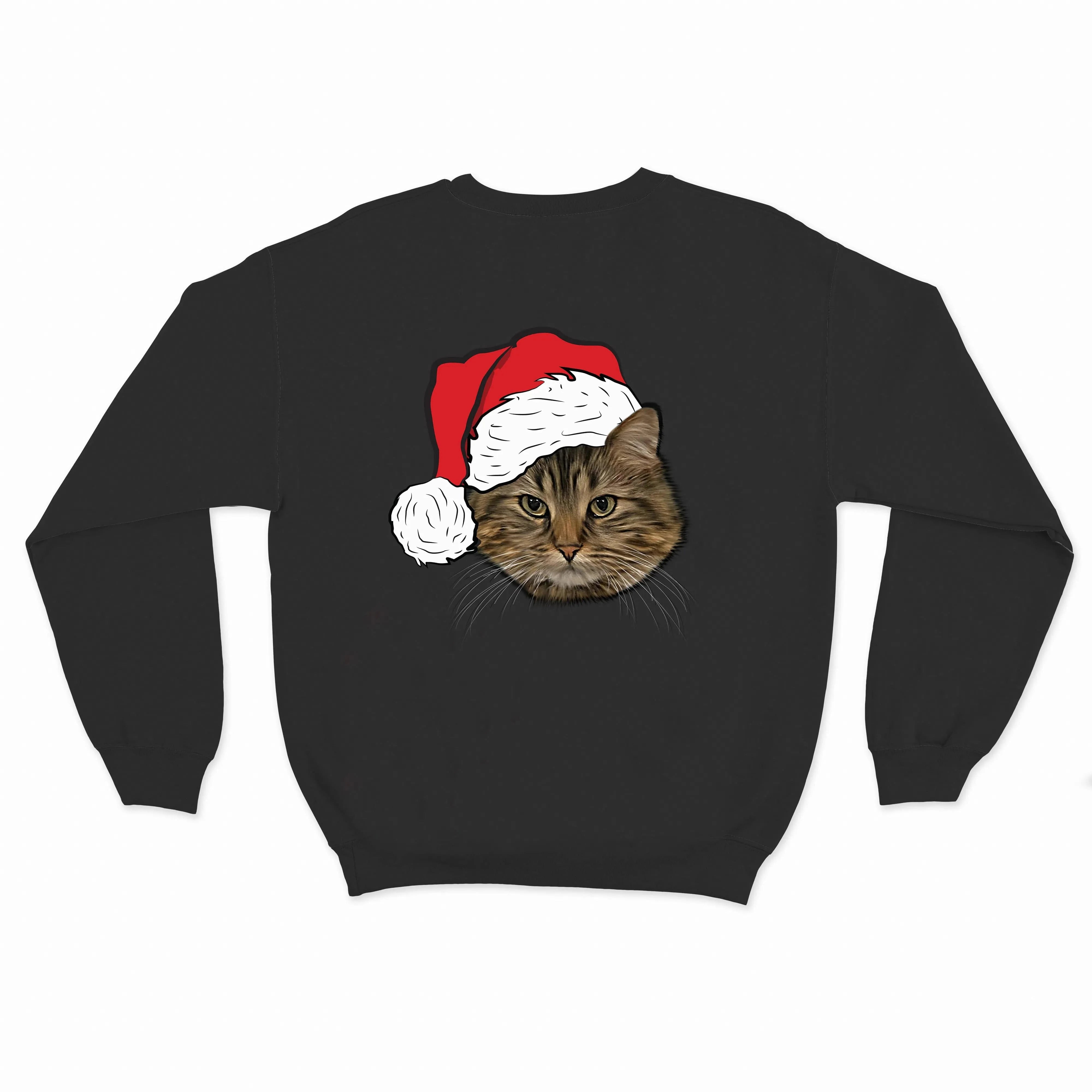 Novelty Pet Face Christmas Sweatshirt