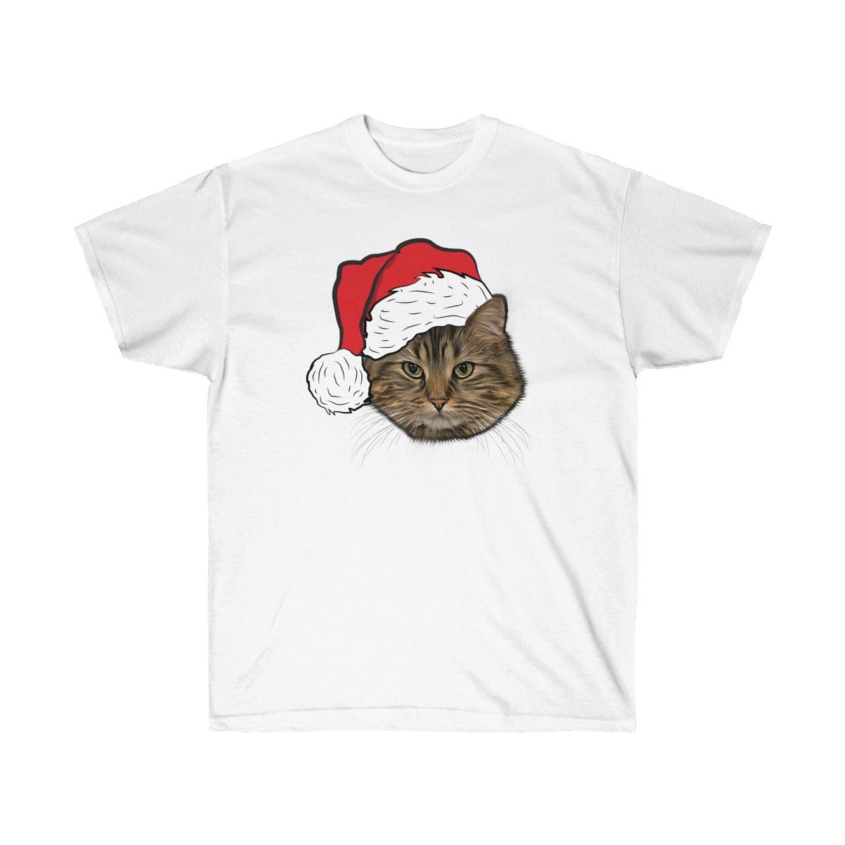 Novelty Pet Face Christmas T-Shirt