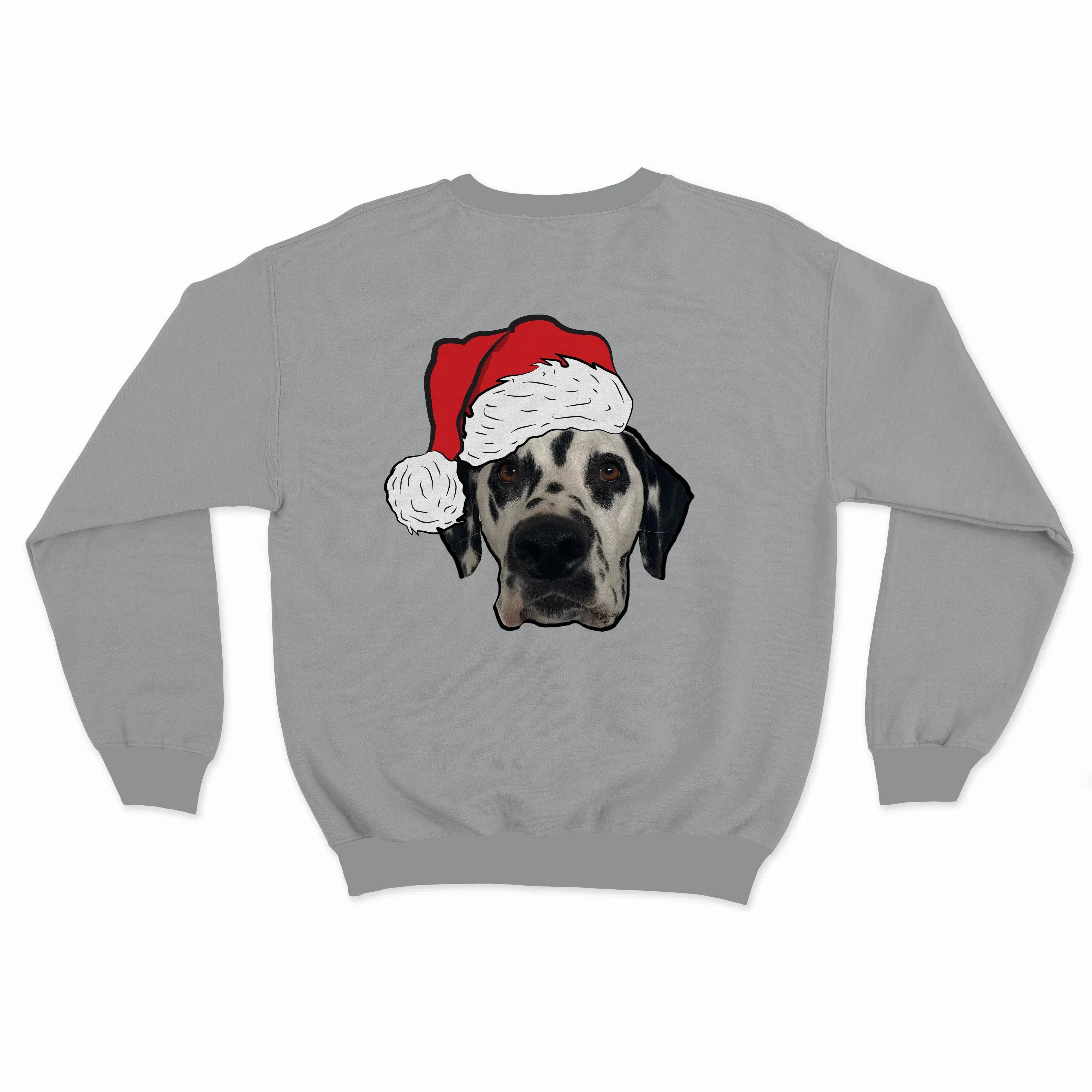 Novelty Pet Face Christmas Sweatshirt