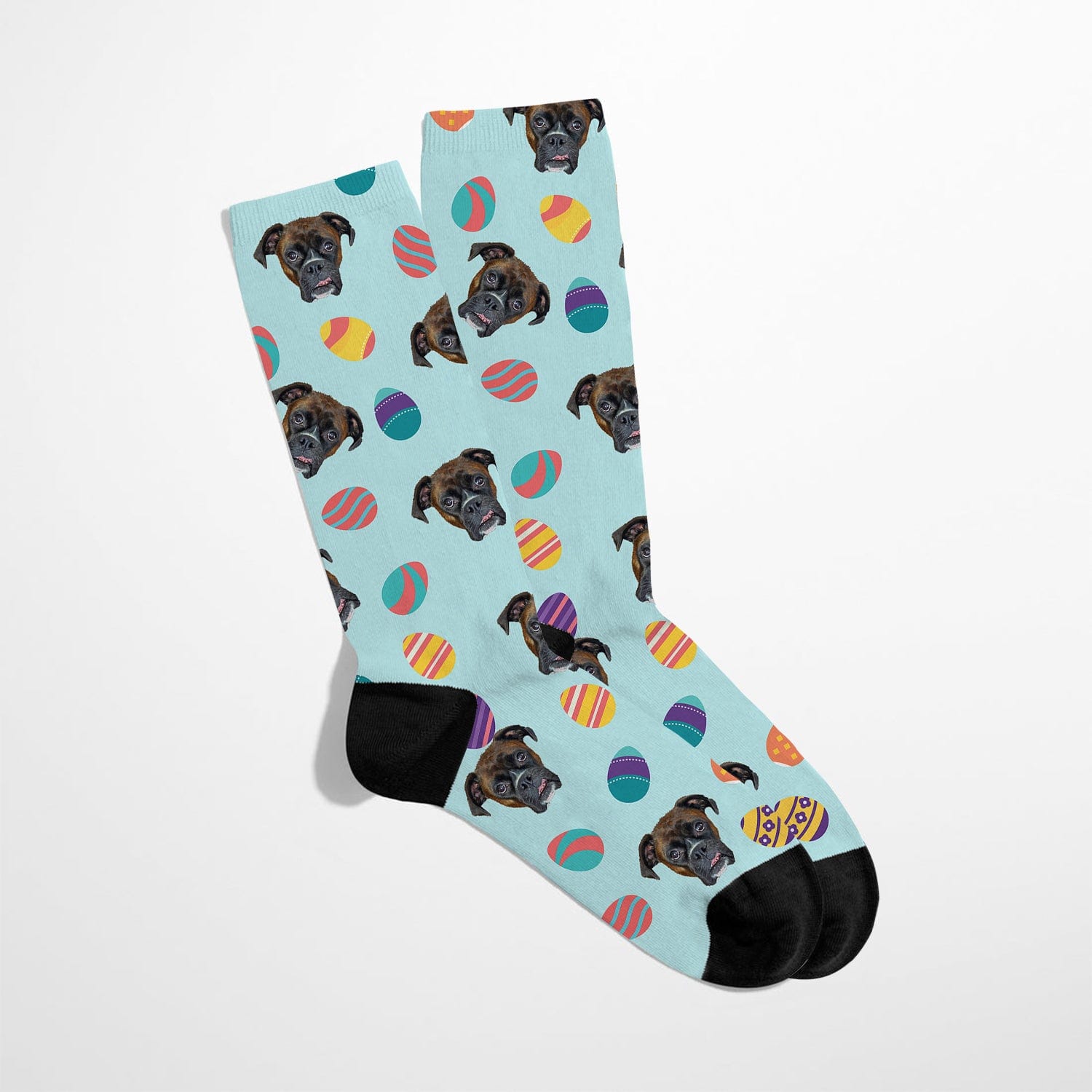 Custom Pet Face Easter Socks