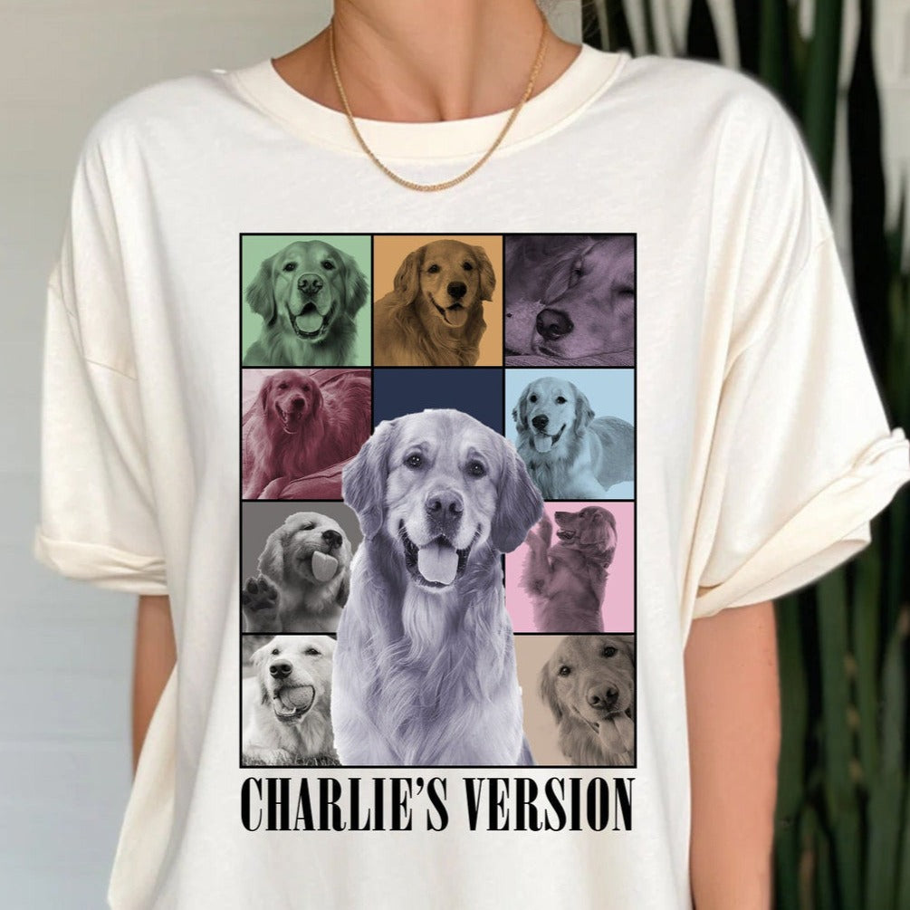 Personalized Vintage Pet Photo Sweatshirt Gift for Pet Lovers