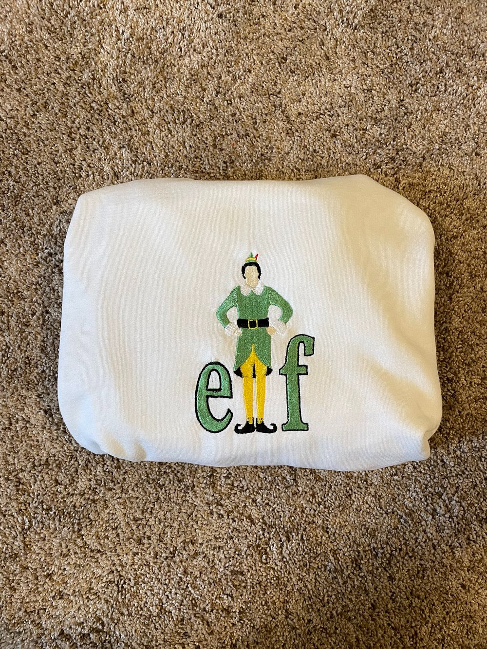 Elf Embroidered Sweatshirt