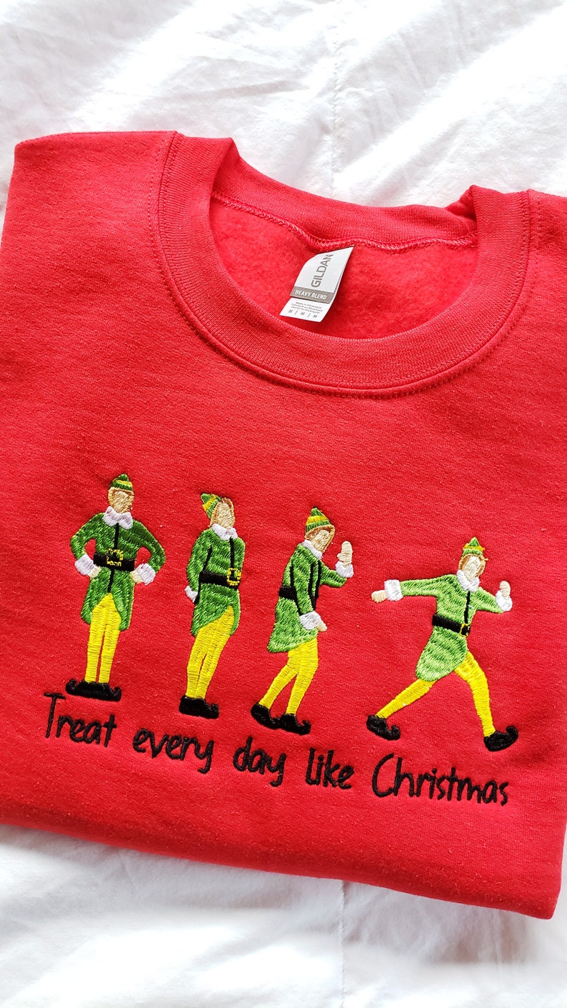 Embroidered Christmas Buddy the Elf Shirt