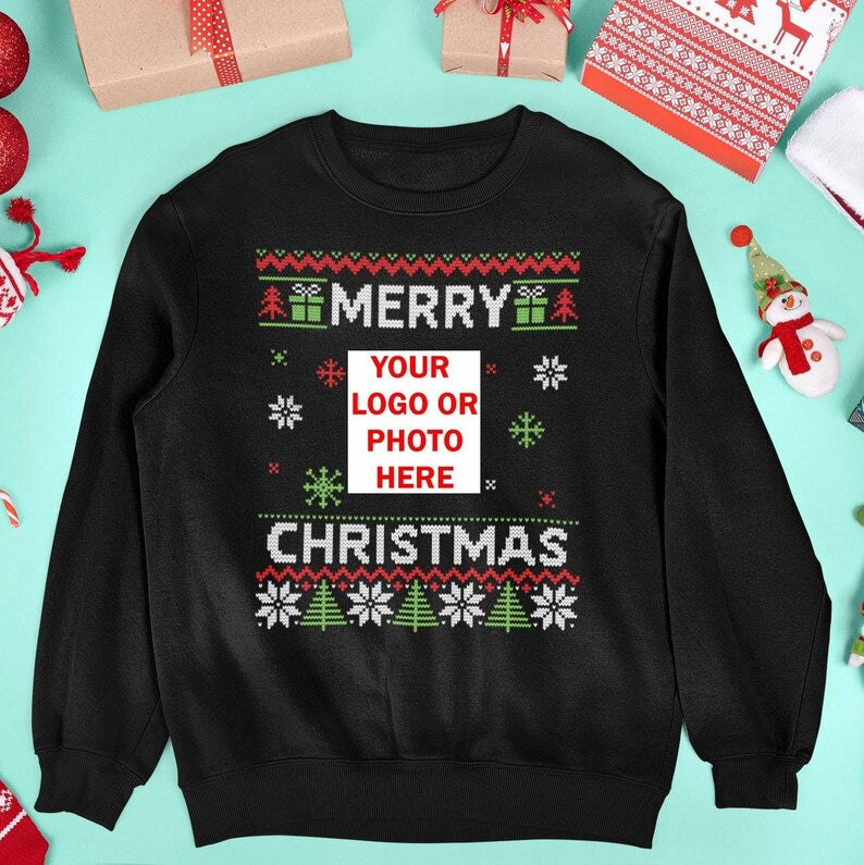 PERSONALISED ugly Christmas sweater jumper