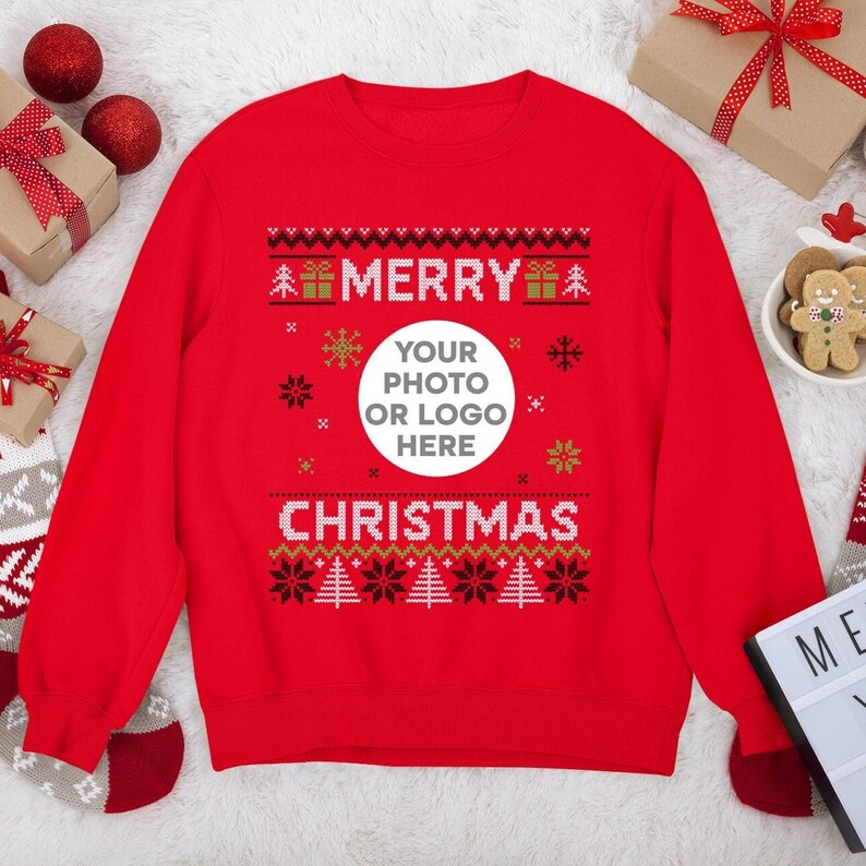 PERSONALISED ugly Christmas sweater jumper