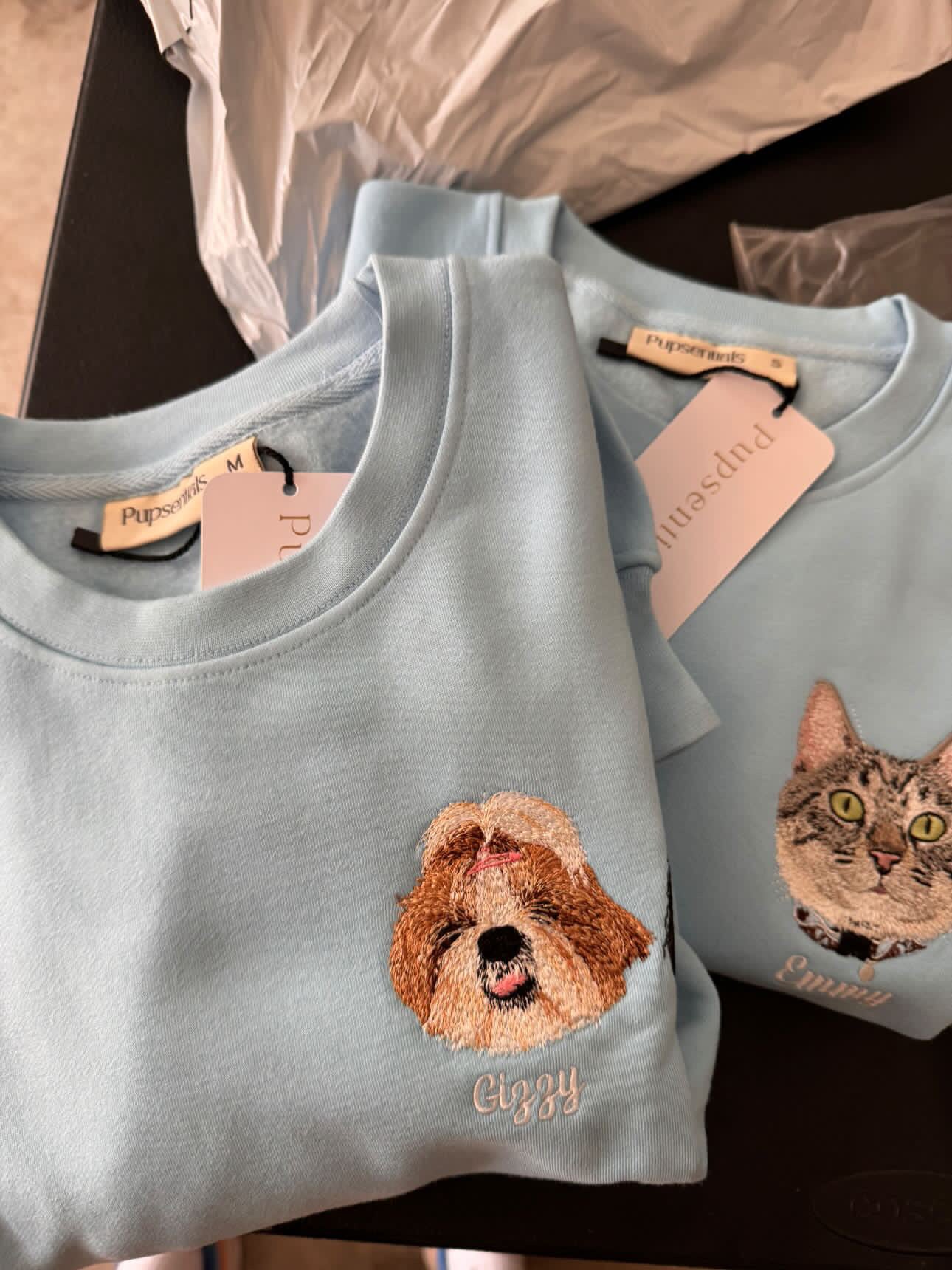 The Custom Embroidered Pet Portrait Sweatshirt