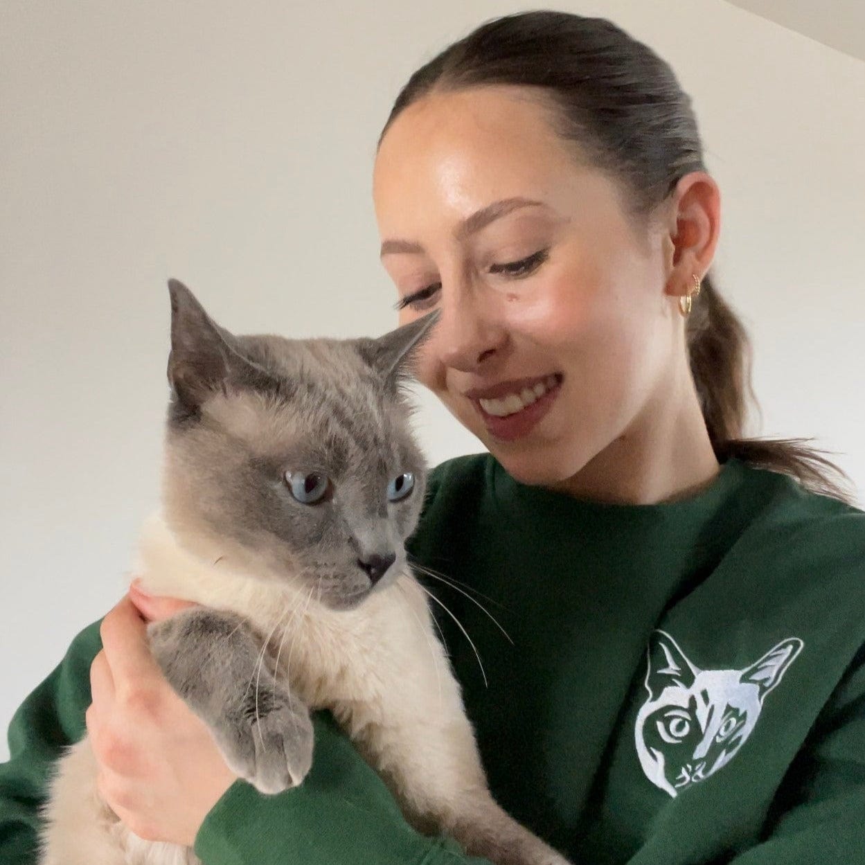 Custom Embroidered Pet Face Sweatshirt